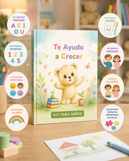 Kit TE AYUDO A CRECER para niños pequeños